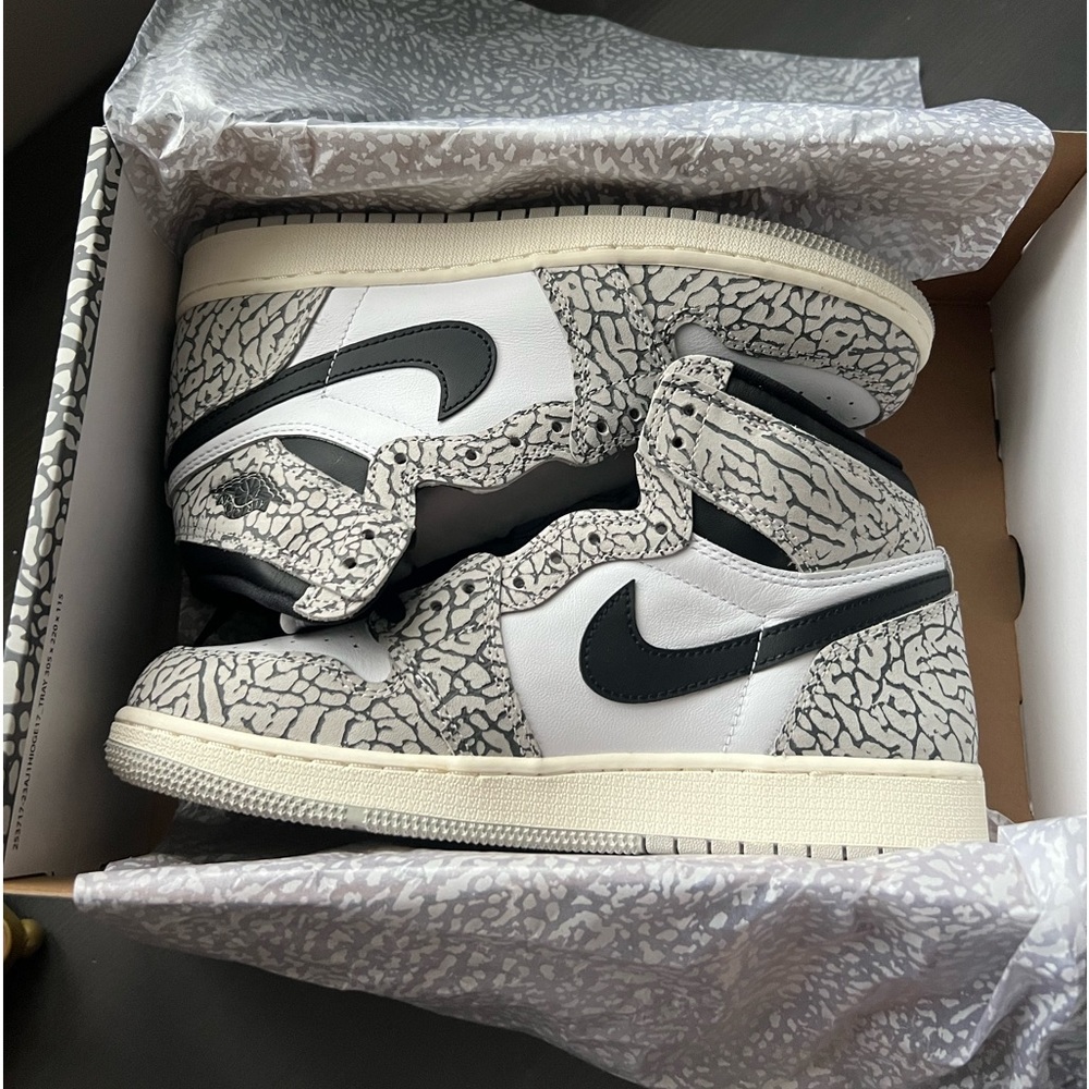 White Cement Air Jordan 1s Retro High Og